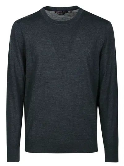 Michael Kors Regular Fit Cotton Sweater In Black