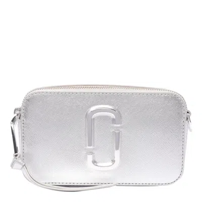 Marc Jacobs The Snapshot Crossbody Bag In Silver