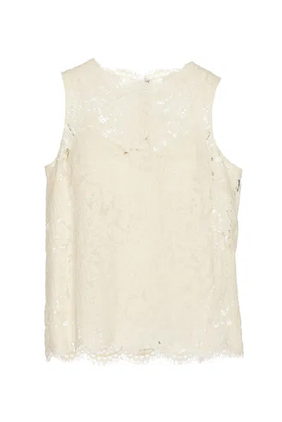 Dolce & Gabbana Laces Top In White