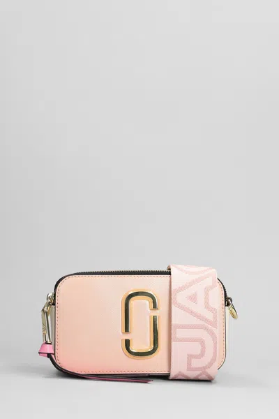 Marc Jacobs Snapshot Shoulder Bag In Rose-pink Leather