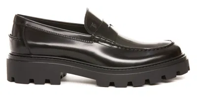 Tod's Loafers In Nero