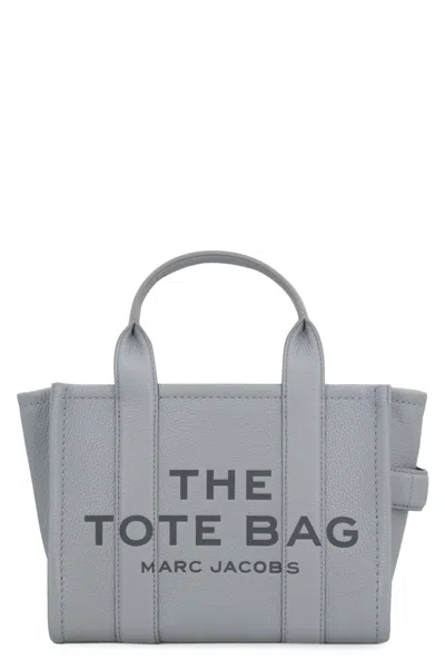 Marc Jacobs The Leather Small Tote Bag In Wolf Grey