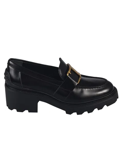 Tod's T60 Loafers In Black