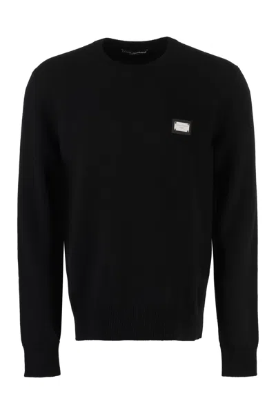 Dolce & Gabbana Wool And Cashmere Sweater In Black