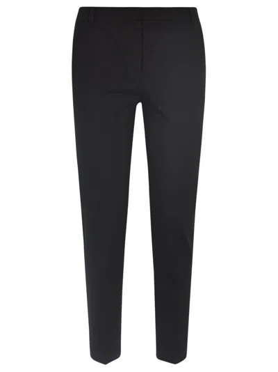 Pinko Fitted Concealed Trousers In Black
