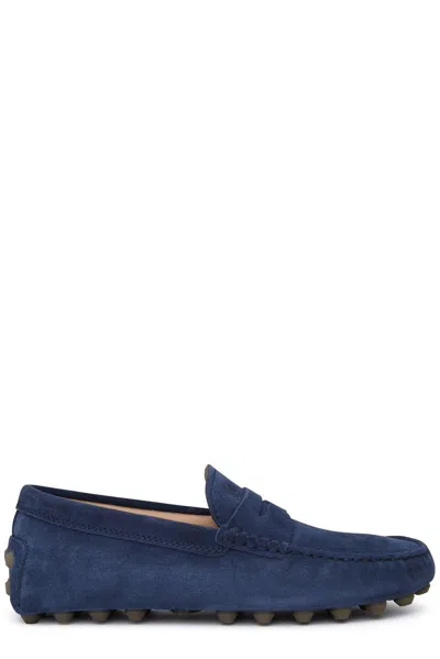 Tod's Gommino Bubble Loafers In Blue