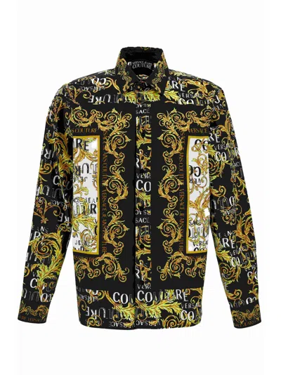 Versace Jeans Couture Shirt In Black
