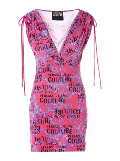 Versace Jeans Couture Dress In Pink