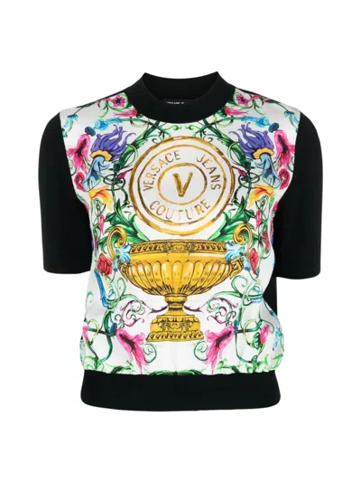 Versace Jeans Couture Sweater In Black