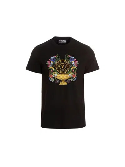 Versace Jeans Couture T-shirt In Black