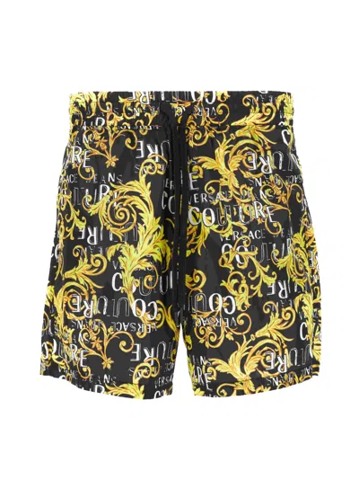 Versace Jeans Couture Shorts In Black