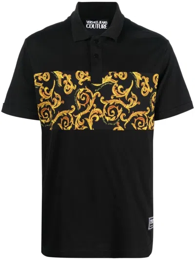 Versace Jeans Couture Polo Shirt  Men In Black