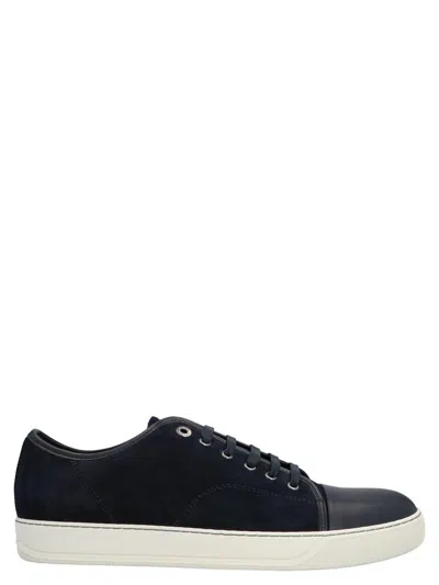 Lanvin Black Dbb1 Sneakers In Blu Navy