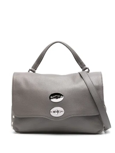 Zanellato Postina S Daily Leather Handbag In Grey