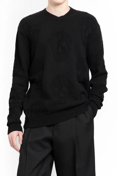 Alexander Mcqueen Knitwear In Black