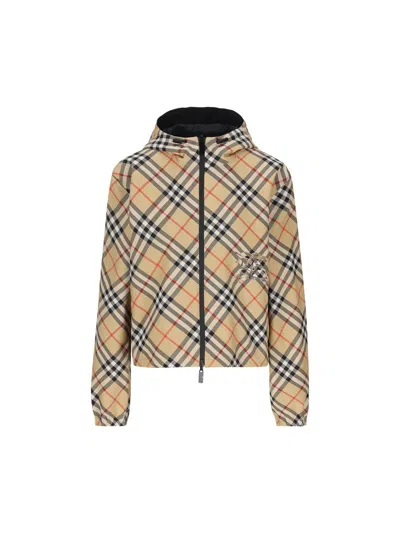 Burberry Coats In Sand Ip Check
