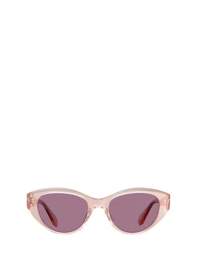 Garrett Leight Sunglasses In Pink Crystal