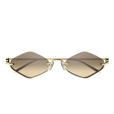 Gucci Gg1604s Gold Sunglasses