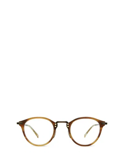 Mr Leight Mr. Leight Eyeglasses In Beachwood-antique Gold-spotted Honey