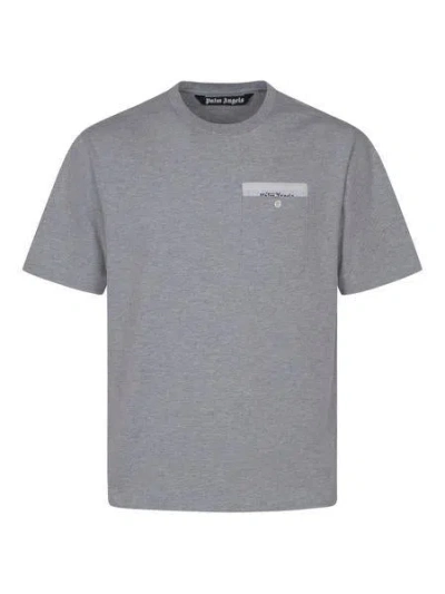 Palm Angels T-shirts & Tops In Gray
