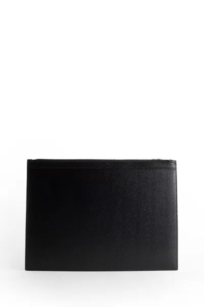 Thom Browne Clutches & Pouches In Black