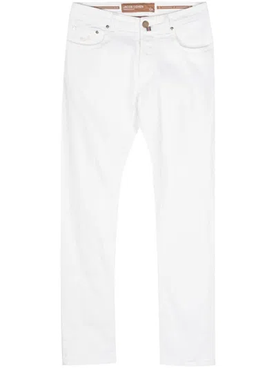 Jacob Cohen Bard Slim Fit Jeans In White