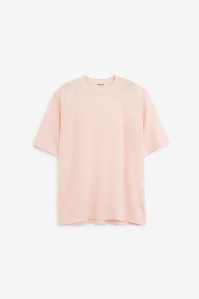 Auralee T-shirts In Rose-pink
