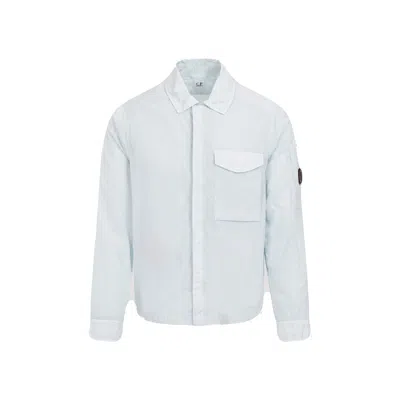 C.p. Company Overshirt Chrome-r In White