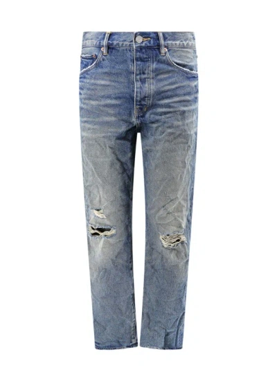 Purple Brand Mid Rise Jeans In Blue