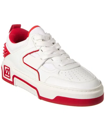 Christian Louboutin Astroloubi Leather Trainer In White