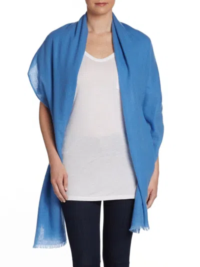 Portolano Cashmere Pashmina In Marina Blue