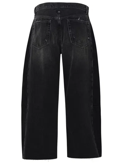 Amish Black Cotton 'upcycle' Jeans