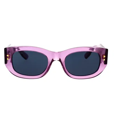 Gucci Sunglasses In Violet Violet Blue