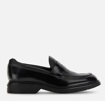 Hogan Flat Shoes In Black