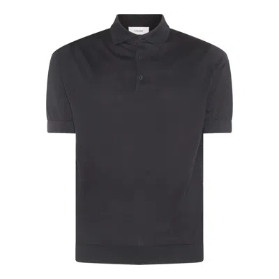 Lardini T-shirts And Polos Blue In Black