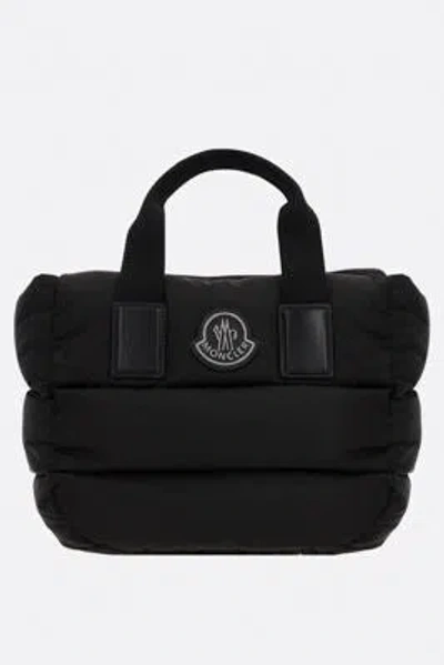 Moncler Caradoc Padded Design Mini Bag In Black