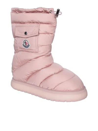 Moncler Boots In Pink