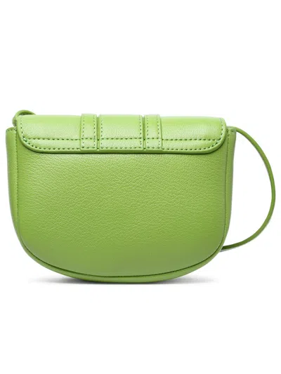 See By Chloé 'hana' Small Green Leather Bag In Brown