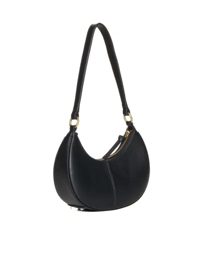 See By Chloé Hana Half-moon Leather Shoulder Bag In Black