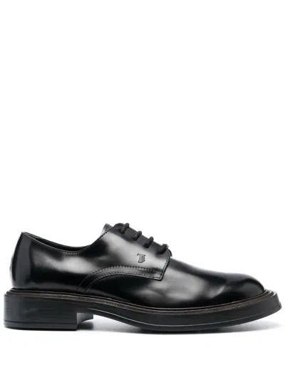 Tod's Loavers Shoes In Black