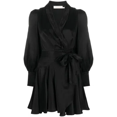 Zimmermann Black Silk Dress