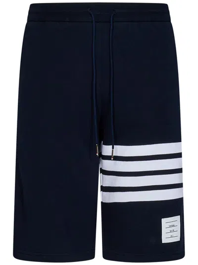 Thom Browne Blue Cotton Shorts