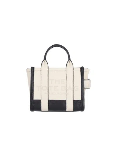 Marc Jacobs "the Colourblock" Media Tote Bag In White