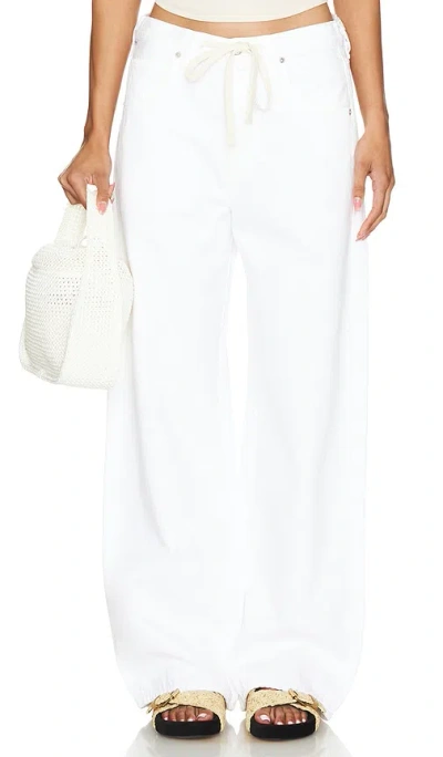 Citizens Of Humanity Brynn Drawstring Wide Leg In White