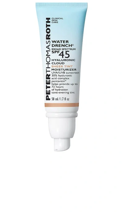 Peter Thomas Roth Water Drench Broad Spectrum Spf 45 Hyaluronic Sheer Tint Moisturizer In Beauty: Na