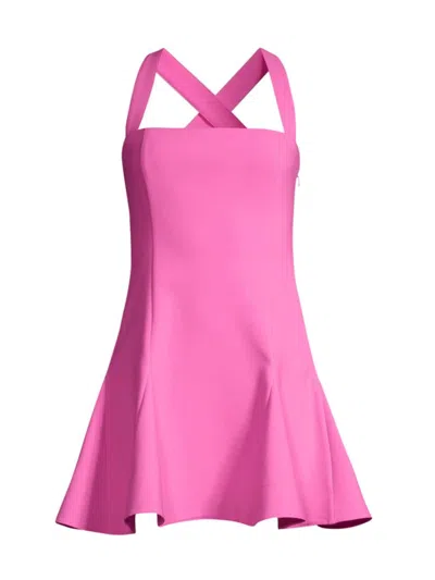 Likely Women's Stassi Crisscrossed Minidress In Pink Sugar