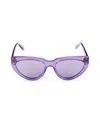 Karl Lagerfeld Women's 54mm Cat Eye Sunglasses In Lilac