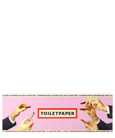 Toiletpaper Beauty Fusion Kit Solid Cosmetics 3x50 G In White