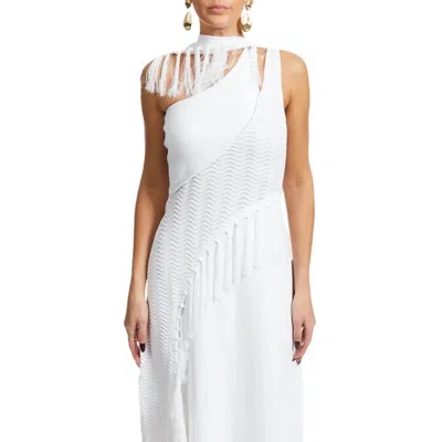 Cult Gaia Saida Dress In Off White