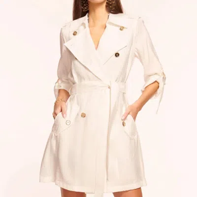 Ramy Brook Avalynn Trench Coat In White